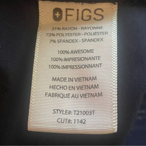 Figs Technical Collection Blue Pants Size Medium Tall - Picture 4 of 10